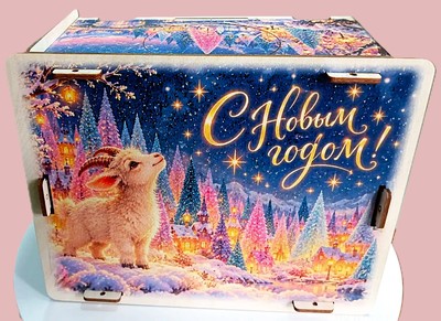 Кормушка с ёлочными игрушками 4